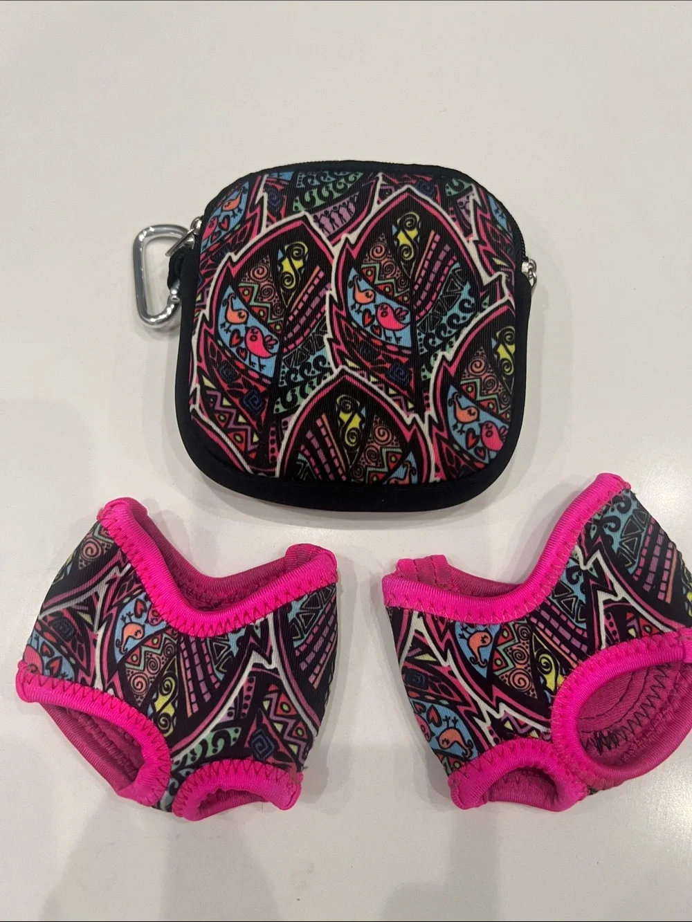 Kids Pink Multi color spinner dance paws